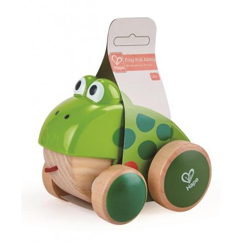 Hape: Frog – Pull Along Toy. It clicks as you pull it along. New Zealand's number 1 kiwi icon and a toy that children have enjoyed for more than 50 years.