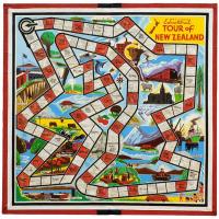 Tour of New Zealand – Board Game  First introduced the educational Tour of New Zealand game in the 1950's.