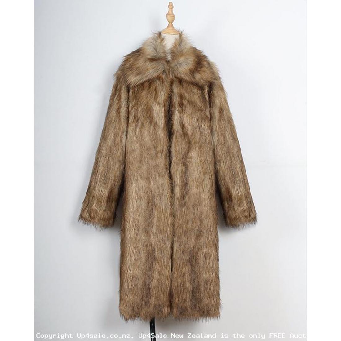 Luxurious 100% Vegan Thick Warm Faux Fur Coats Available Up to Up to Size 18