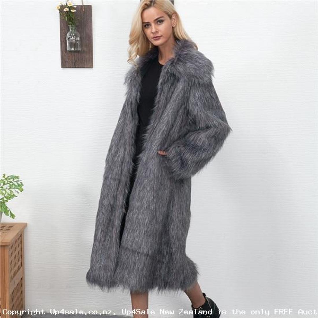 Luxurious 100% Vegan Thick Warm Faux Fur Coats Available Up to Up to Size 18